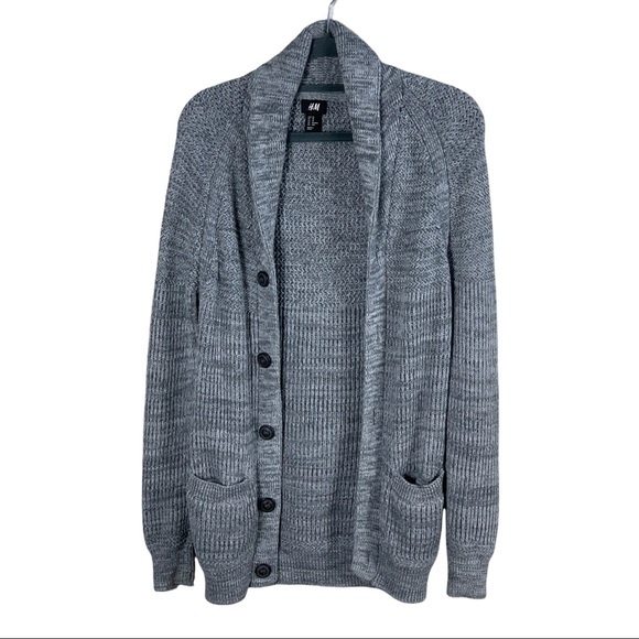 H&M gray knit cardigan size XS - Picture 1 of 6